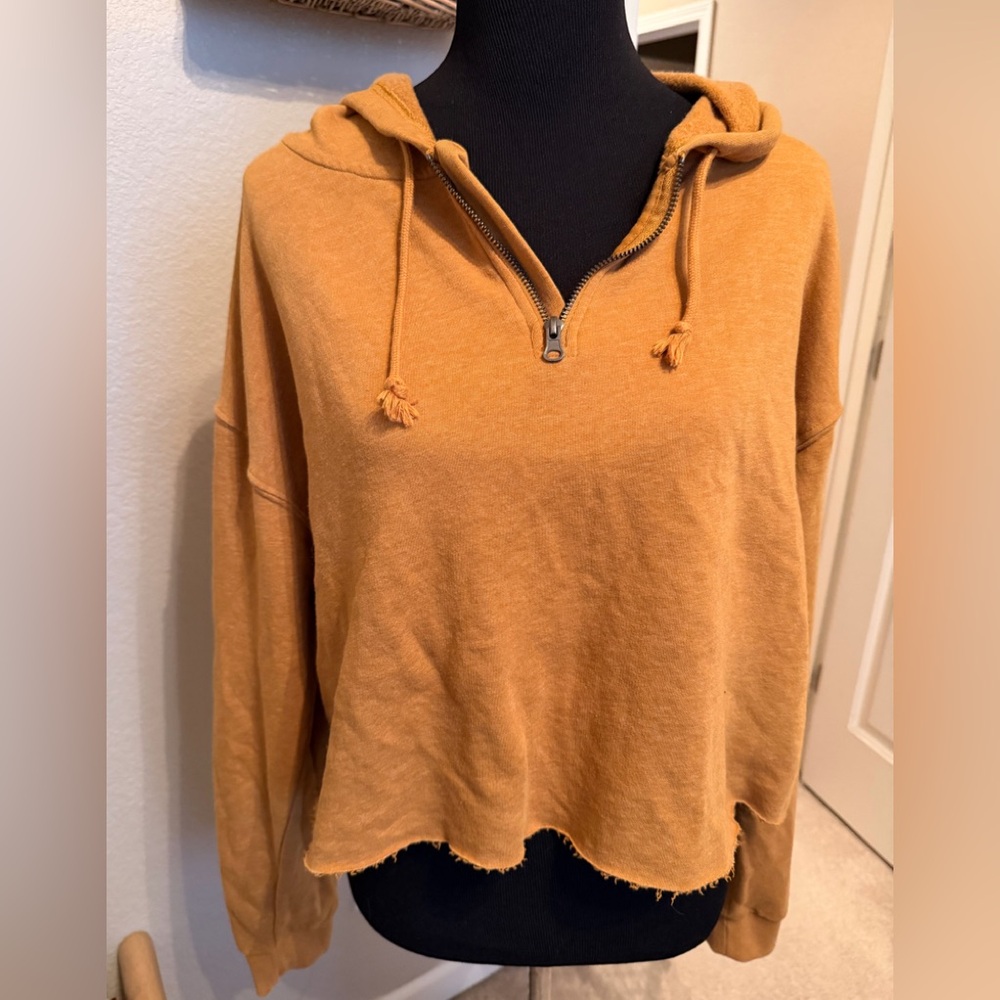 SO Women's Mustard Zip-Up Hoodie